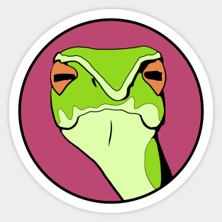 Judgmental Snake - Funny Animal Design Sticker